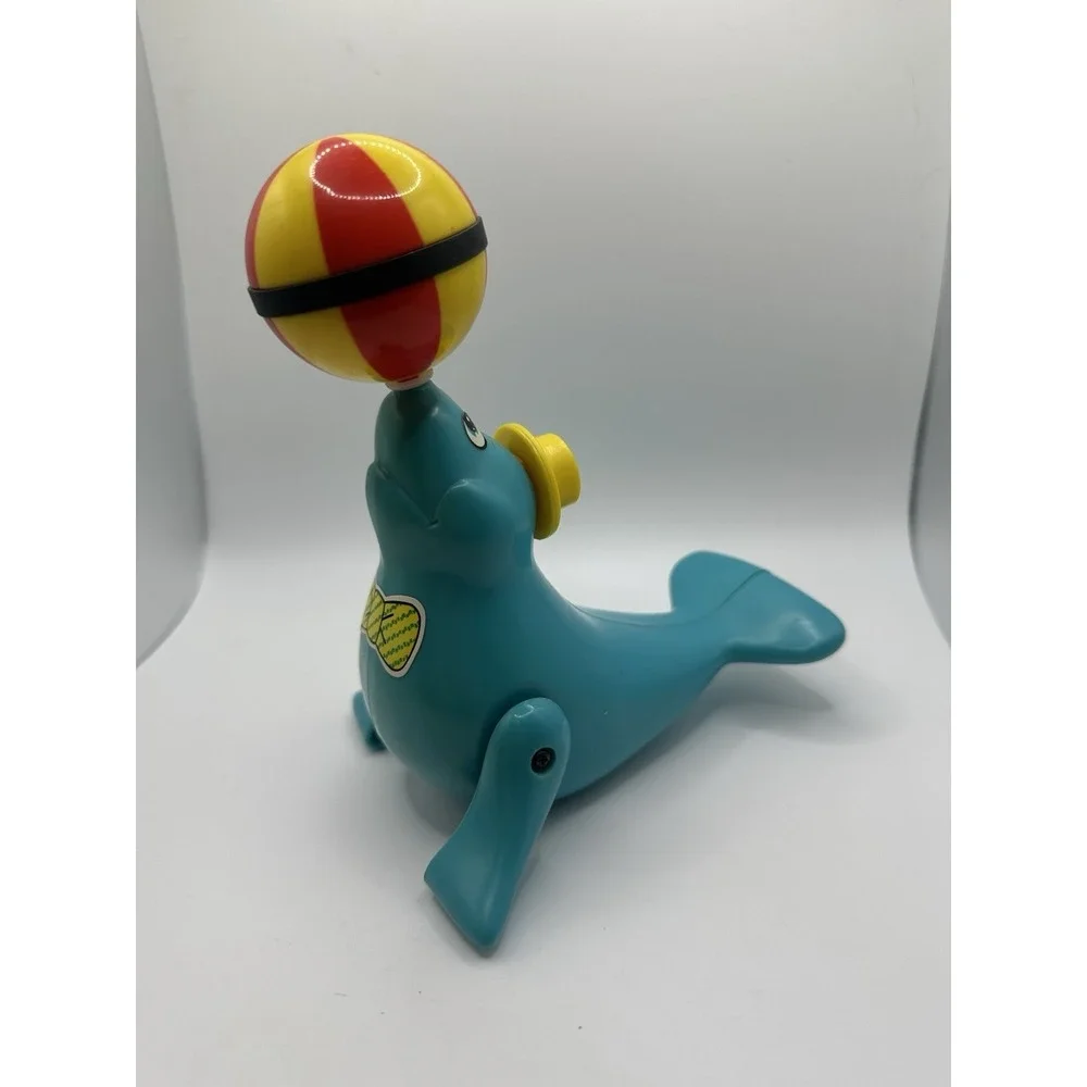 Actions Toys Battery Operated Funny Seal Toy 1992 Manley toys‎ WORKING
